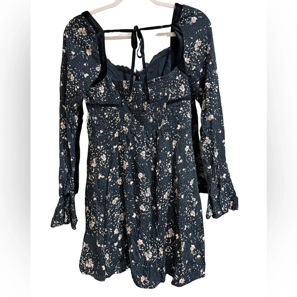 ✨ NWT Free People Tess Floral Print Mini Dress Boho Style Size S - Picture 15 of 16